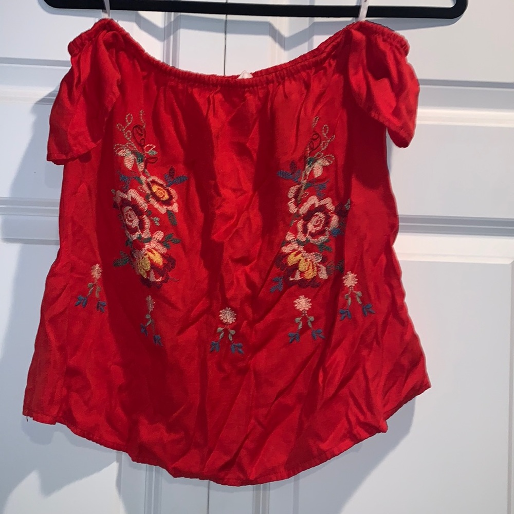 Off the shoulder shirt
